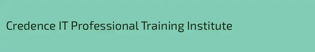 Credence IT Professional Training Institute